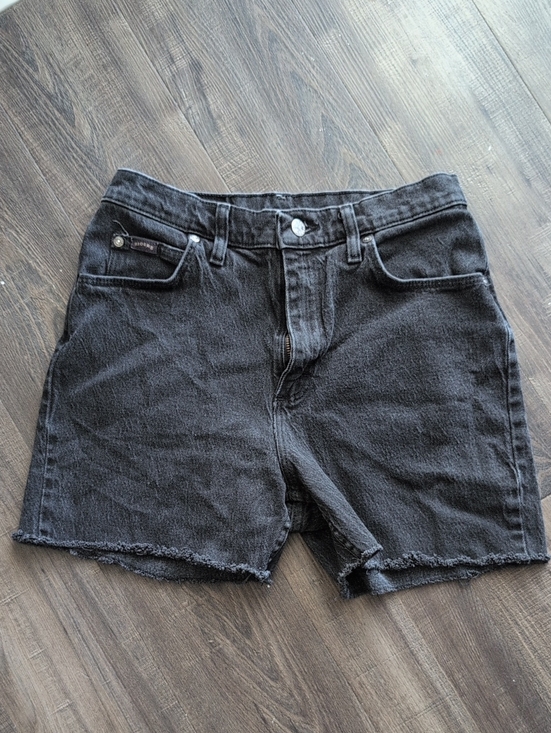 Denim Riders Pants - Vintage Riders High Rise  Black Shorts Size 10 Medium